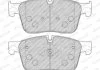 Комплект гальмівних колодок передн, JAGUAR F-PACE, I-PACE, XE, XF II, XF SPORTBRAKE LAND ROVER DISCOVERY SPORT, RANGE ROVER VELAR 2.0-Electric 03.15- FERODO FDB4894 (фото 1)