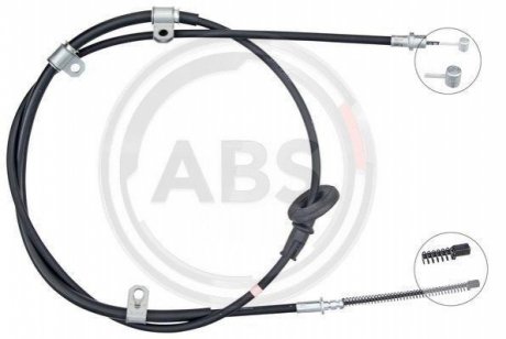 Трос ручного гальма MITSUBISHI Grandis (04-13) (ABS) A.B.S. K19052