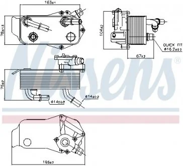 Автозапчасть NISSENS 90736