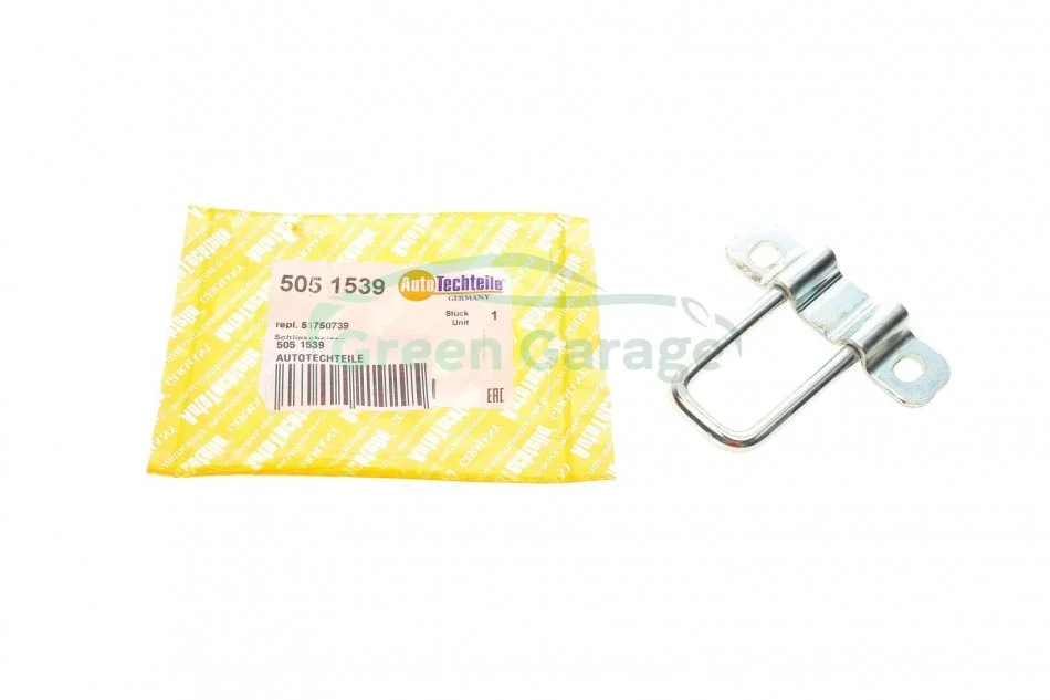 Скоба замка дверей (задній/верхня) Fiat Doblo 00-16 AUTOTECHTEILE 505 1539 (фото 1)