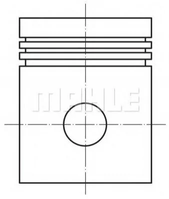 Поршень MAHLE / KNECHT 0120200 (фото 1)