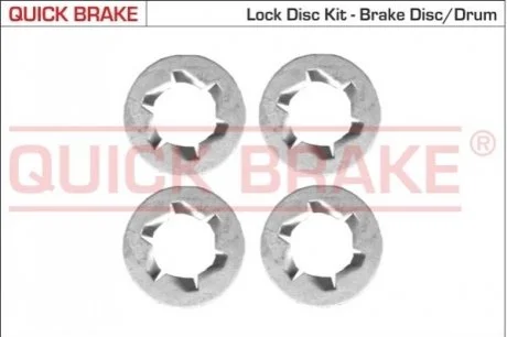 ZESTAW MONTAZOWY HAMULCA - FIXING SCREW KIT FOR BRAKE DISC SZT QUICK BRAKE 11673K