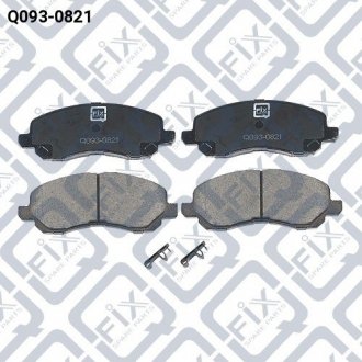 КОЛОДКИ ГАЛЬМІВ ПЕРЕДН MITSUBISHI LANCER IX GALANT Q-fix Q0930821