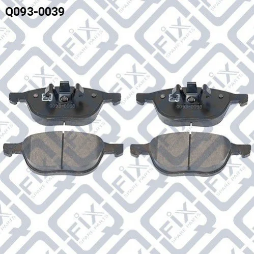 КОЛОДКИ ГАЛЬМІВ ПЕРЕДН MAZDA 3 BK/CR 02-/FORD FOCU Q-fix Q0930039 (фото 1)