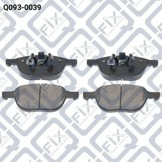 КОЛОДКИ ГАЛЬМІВ ПЕРЕДН MAZDA 3 BK/CR 02-/FORD FOCU Q-fix Q0930039