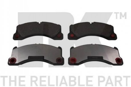 Гальмівні колодки, дискове гальмо (набір) NK 224798