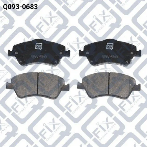 КОЛОДКИ ТОРМОЗНЫЕ ПЕРЕДНИЕ ДИСКОВЫЕ Q-fix Q0930683 (фото 1)