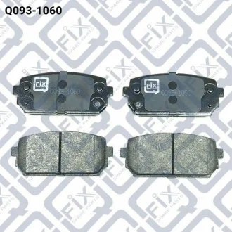 КОЛОДКИ ТОРМОЗНЫЕ ЗАДНИЕ ДИСКОВЫЕ Q-fix Q0931060