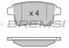 Гальмівні колодки (набір) BREMSI BP3368 (фото 1)