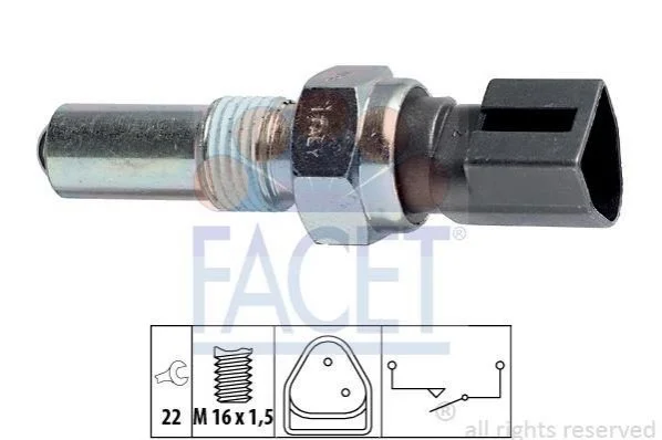 Вимикач фар заднього ходу FACET 76107 (фото 1)