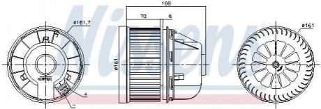 Автозапчасть NISSENS 87489