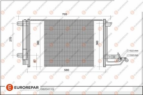 Автозапчасть EUROREPAR 1609634880