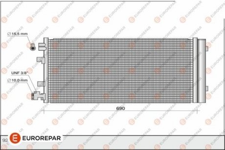 Автозапчасть EUROREPAR 1610163380