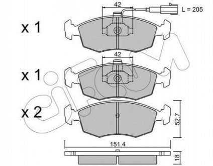 Автозапчасть CIFAM 8222740