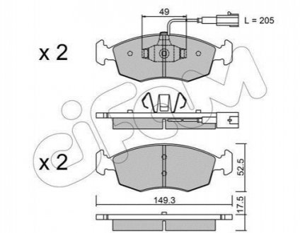 Автозапчасть CIFAM 8222744