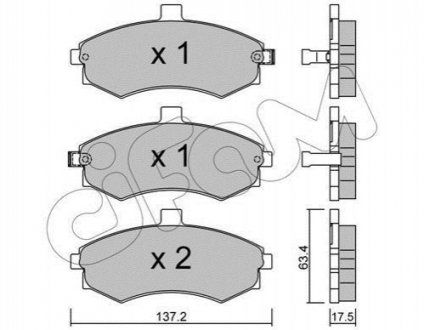 Автозапчасть CIFAM 8225040