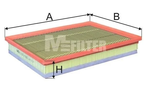 Повітряний фільтр M-FILTER K7053 (фото 1)