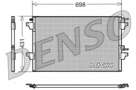 Радіатор кондиціонера DENSO DCN23022