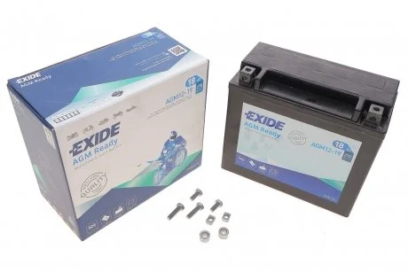 AKUMULATOR BIKE AGM 12V 18AH/270A EXIDE AGM1219