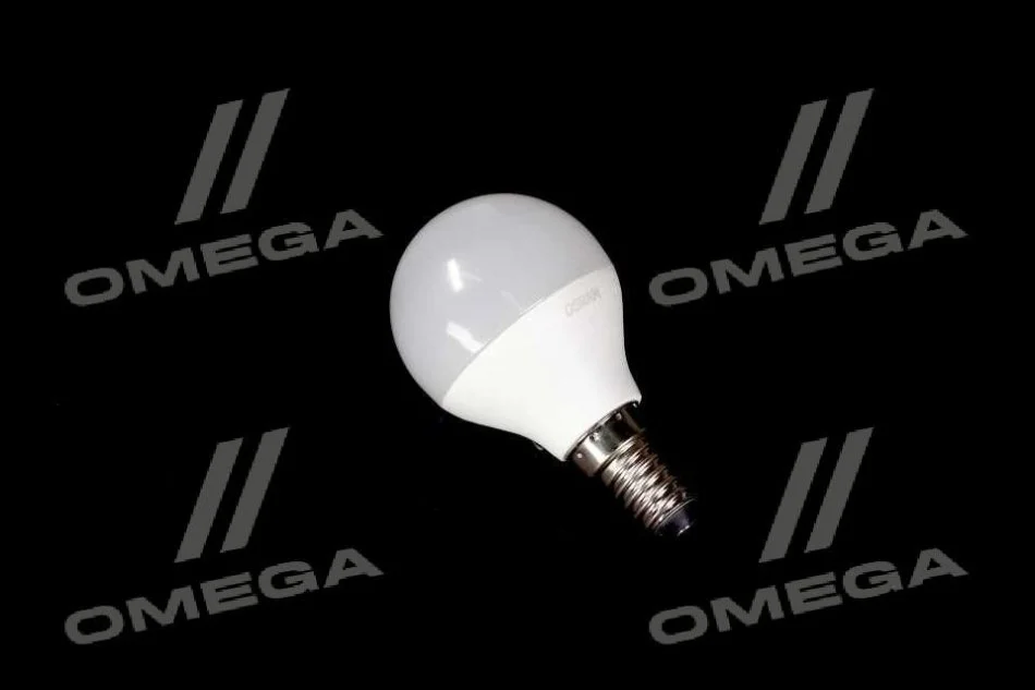 Светодиодная лампа P60, 6,5W,3000k, 560lm, E14, 220V (пр-во) OSRAM LVCLP60 6,5W/830 (фото 1)