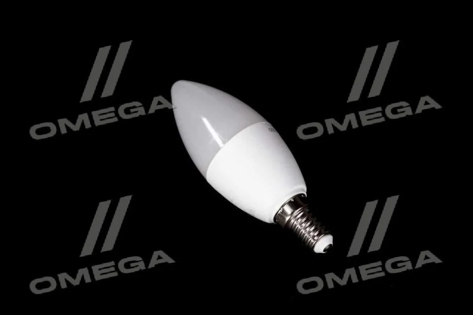 Светодиодная лампа B60, 6,5W,3000k, 560lm, E14, 220V (пр-во) OSRAM LVCLB60 6,5W/830 (фото 1)