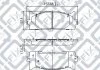 КОЛОДКИ ГАЛЬМІВ ПЕРЕДН TOYOTA CAMRY 2.4 2.5 3.5 01 Q-fix Q0930674 (фото 3)