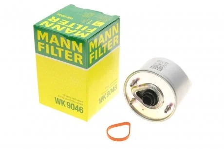 Фильтр топливный FORD 1.4-1.6 TDCI 08-, VOLVO 1.6 D2 10- (пр-во) MANN WK 9046