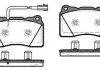 Гальмівні колодки, дискове гальмо (набір) REMSA 066612 (фото 1)