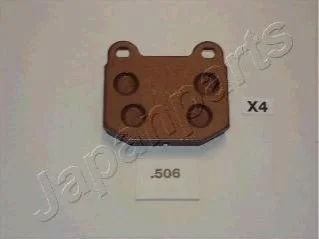 Гальмівні колодки, дискове гальмо (набір) JAPANPARTS PP506AF