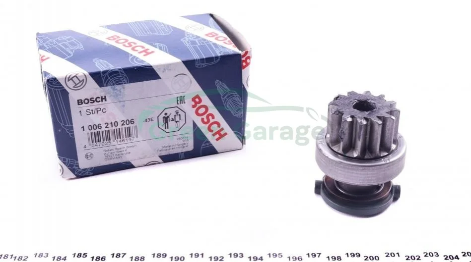 Бендикс стартера FORD TRANSIT 08.13- BOSCH 1006210206 (фото 1)