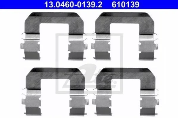 Гальмівні колодки (монтажний набір) ATE 13046001392 (фото 1)