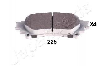 Колодки гальмівні LEXUS T. RX 09- JAPANPARTS PP228AF