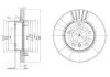Гальмівні(тормозні) диски DELPHI BG2623 (фото 1)
