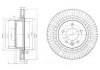 Гальмівні(тормозні) диски DELPHI BG9006 (фото 1)