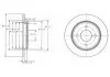 Гальмівні(тормозні) диски DELPHI BG3054 (фото 1)