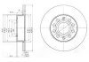 Гальмівні(тормозні) диски DELPHI BG3890 (фото 1)