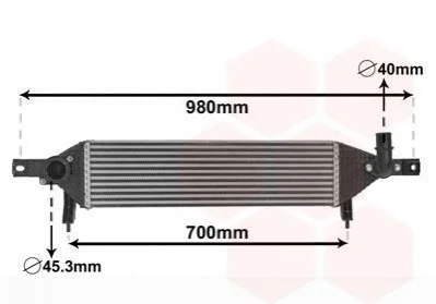 Теплообмінник Van Wezel 33004409