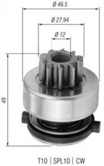 Бендикс стартера MAGNETI MARELLI 940113020357