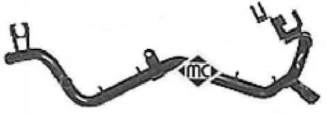 Шланг системи охолодження Metalcaucho 03094