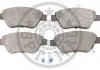 Колодки тормозные (передние) Fiat Doblo 01- (123x53.3x17.3) (с датчика) OPTIMAL BP12324 (фото 2)