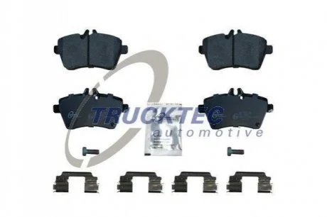 Колодки гальмівні дискові передні, комплект TRUCKTEC 0235148