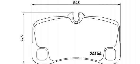 Гальмівні колодки, дискове гальмо (набір) BREMBO P65012 (фото 1)