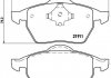 Гальмівні колодки, дискове гальмо (набір) BREMBO P85035 (фото 1)