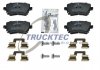 Колодки задние, (тип TRW) 04- (L=105mm) TRUCKTEC 0735138 (фото 1)