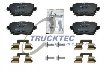 Комплект гальмівних накладок, дискове гальмо TRUCKTEC 0735138