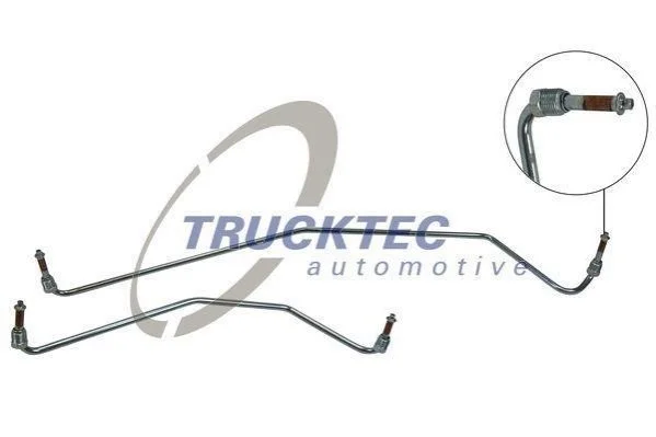 Трубки рулевой рейки, (к-кт.) 06- TRUCKTEC 0237904 (фото 1)