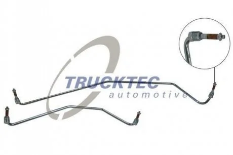 Трубки рулевой рейки, (к-кт.) 06- TRUCKTEC 0237904