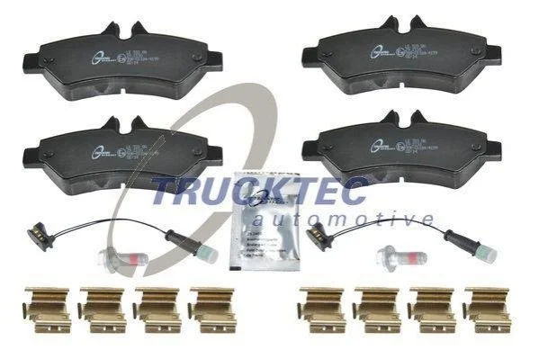 Комплект гальмівних накладок, дискове гальмо TRUCKTEC 0235195 (фото 1)