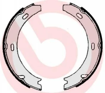 Гальмівні колодки ручного гальма BREMBO S50506 (фото 1)