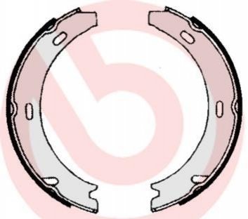Гальмівні колодки ручного гальма BREMBO S50506 (фото 1)